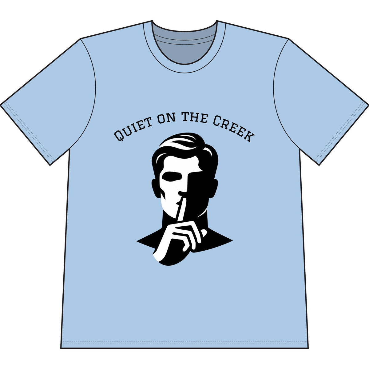 Quiet on the Creek Graphic T‑Shirt