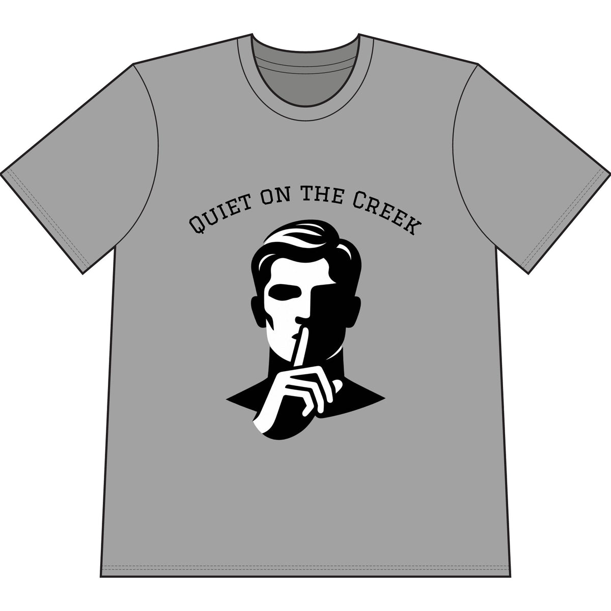 Quiet on the Creek Graphic T‑Shirt