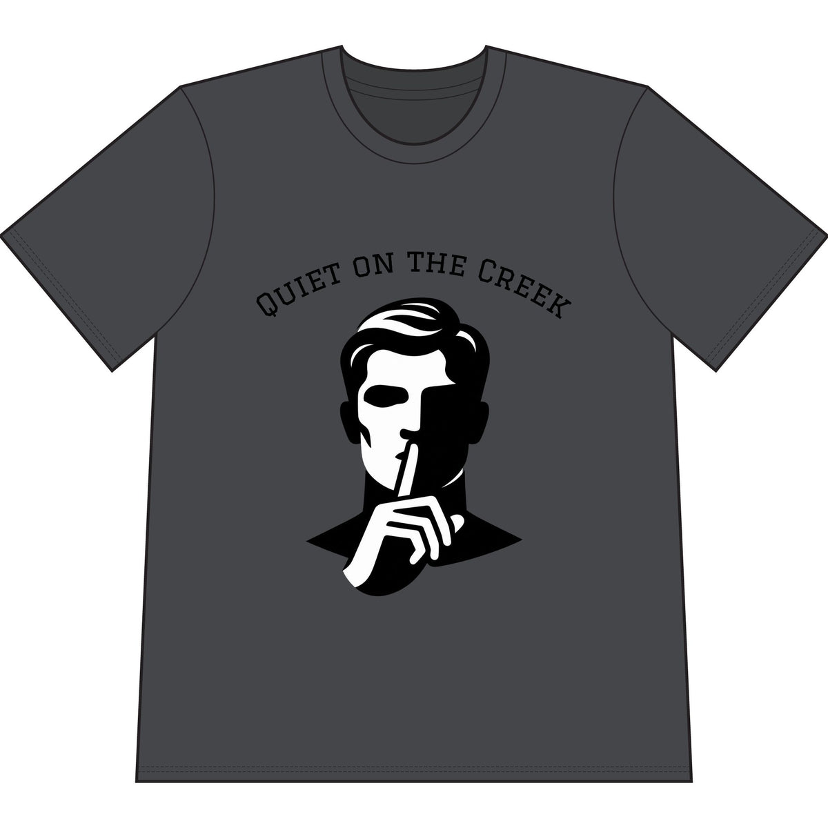 Quiet on the Creek Graphic T‑Shirt
