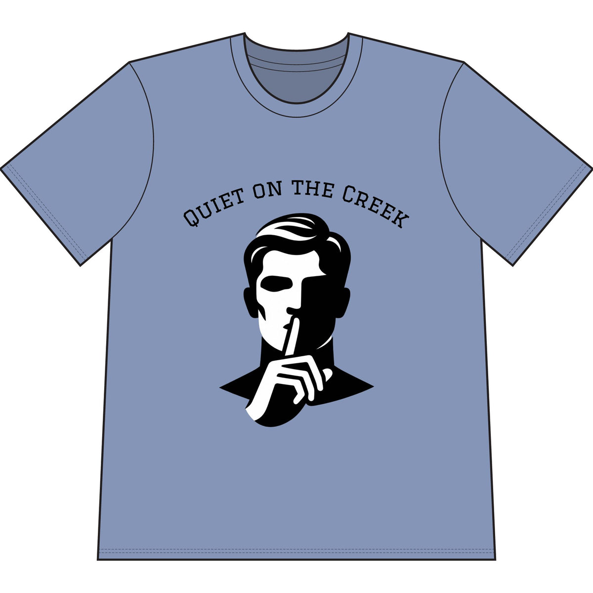 Quiet on the Creek Graphic T‑Shirt