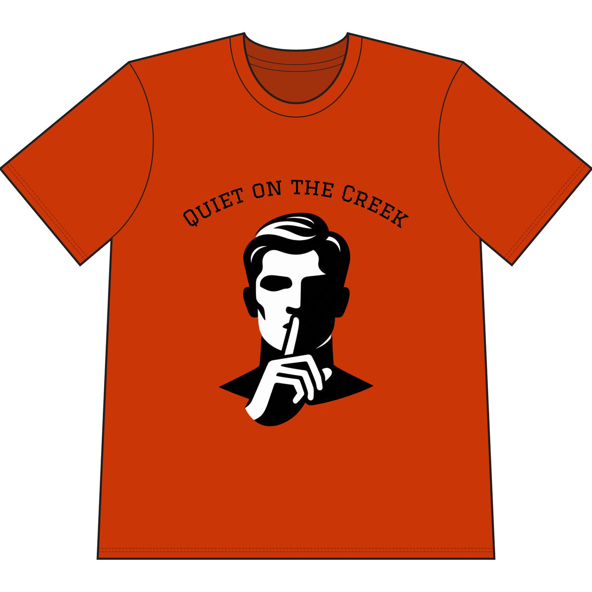 Quiet on the Creek Graphic T‑Shirt