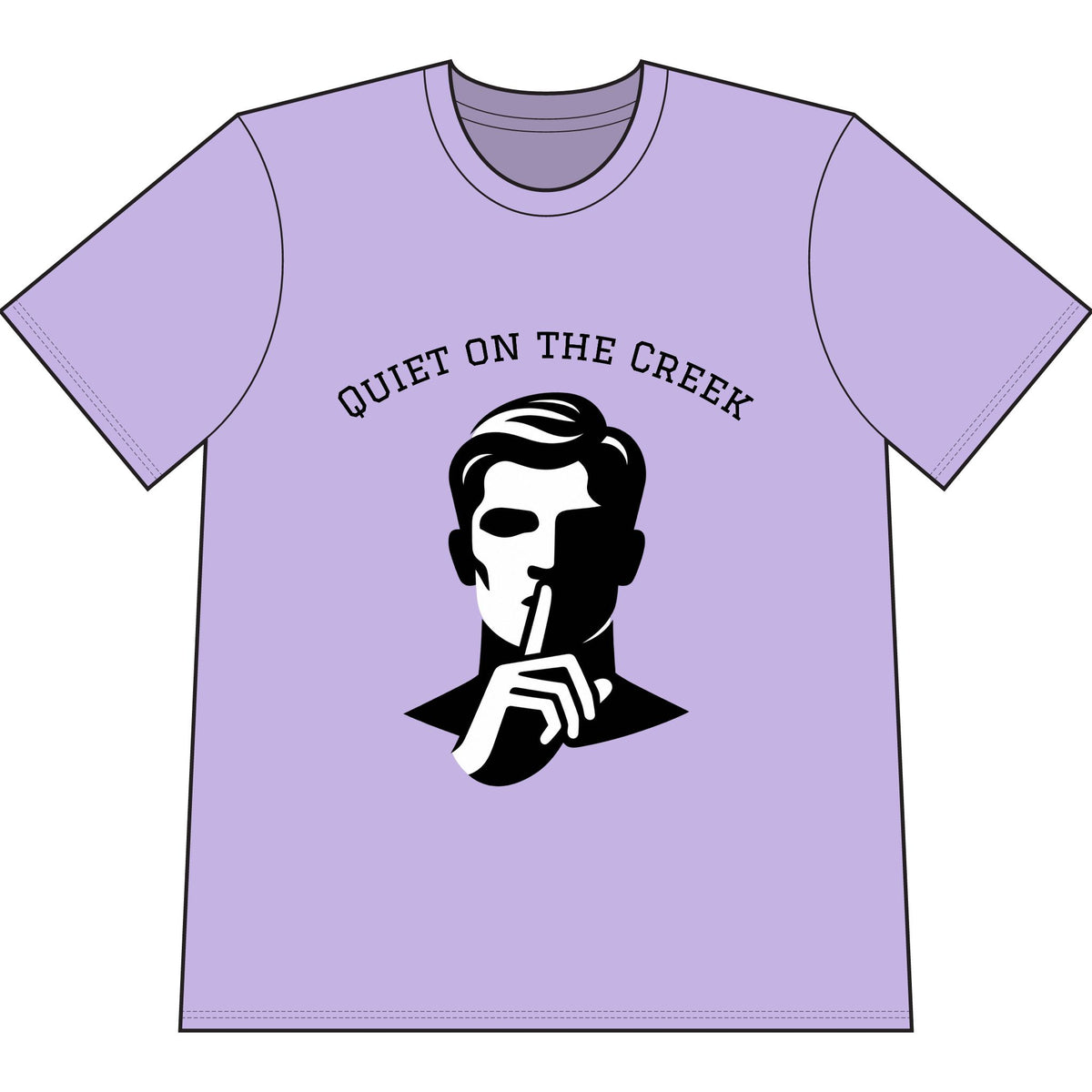 Quiet on the Creek Graphic T‑Shirt